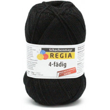 SMC Regia 4PLY 50 gr 2066 zwart