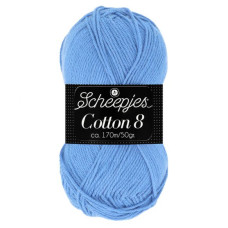 Scheepjes Cotton 8 506 paars-blauw