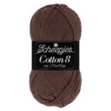 Scheepjes Cotton 8 657 bruin