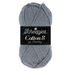 Scheepjes Cotton 8 710 grijs