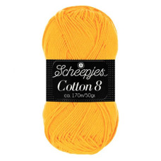 Scheepjes Cotton 8 714 geel