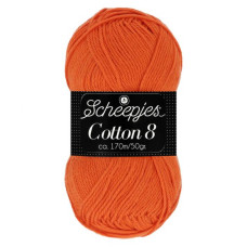 Scheepjes Cotton 8 716 oranje